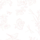 Papel Toile Borboletas Rosa